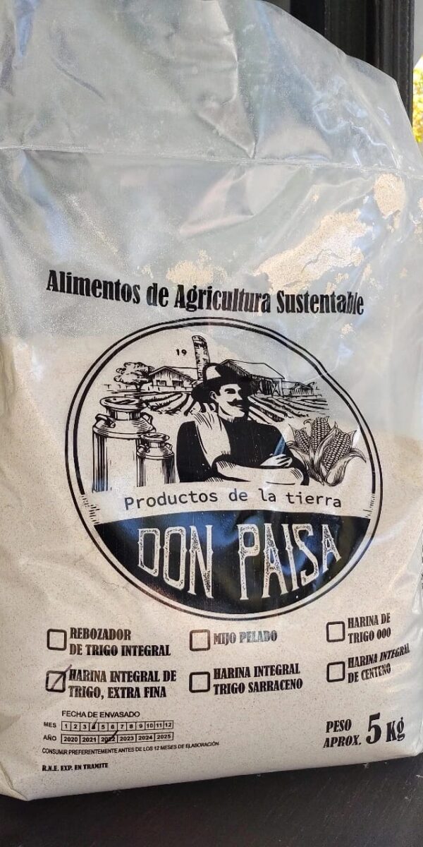 HARINA INTEGRAL X 5 KG  DON PAISA- NUEVO LOTE