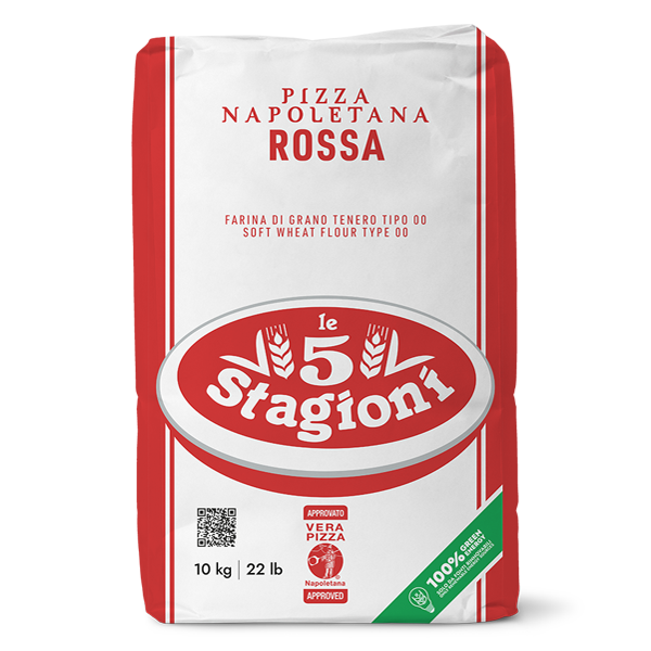 HARINA 00 PIZZA NAPOLETANA  X 10 KG LE 5 STAGIONI  vto 30/06/26