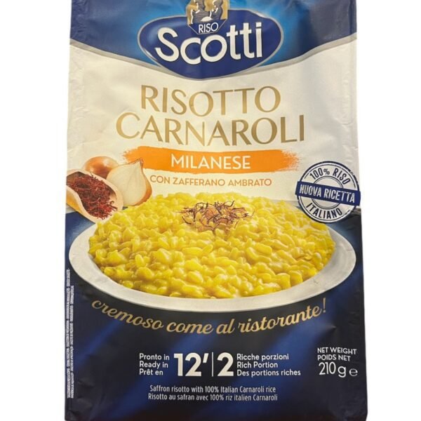 RISOTTO CARNAROLI MILANESE  X 210 GR SCOTTI