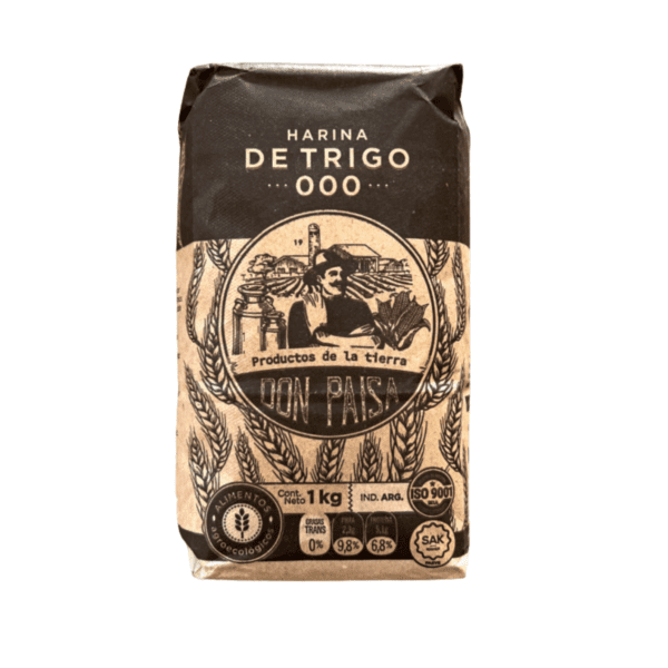 HARINA  ORGANICA 000  DON PAISA KG