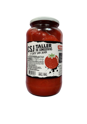 TOMATE ENTERO NATURAL X 800 GR CAFE SAN JUAN