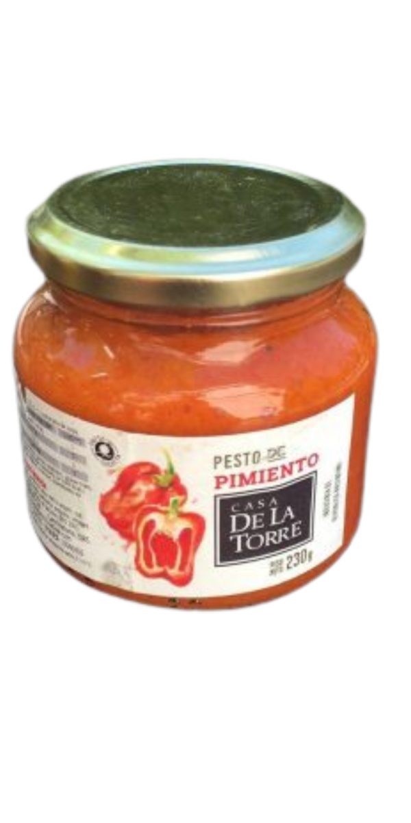 PESTO DE PIMIENTOS ROJOS  230 GR CASA DE LA TORRE