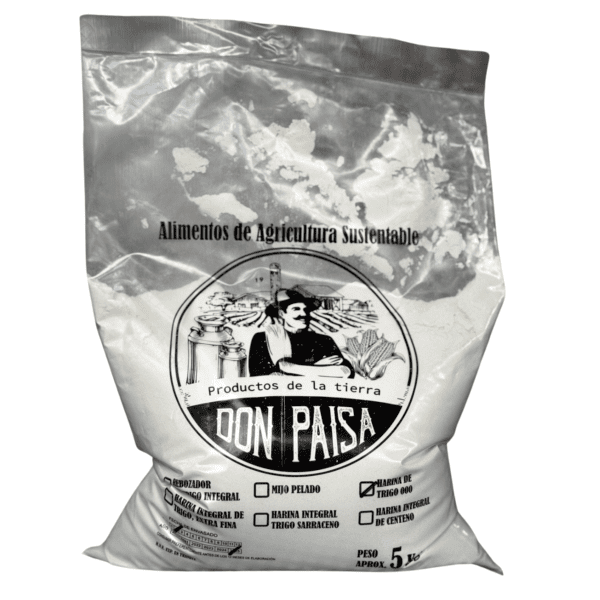 HARINA  ORGANICA 000  X 5 KG  DON PAISA