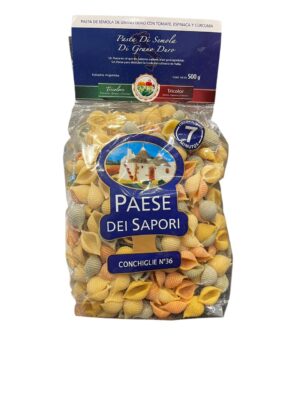 PAESE CONCHIGLIE TRICOLOR  NRO 36 X 500 GR