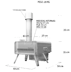 HORNO A LEÑA PICCOLO NEO FORNI - Imagen 2