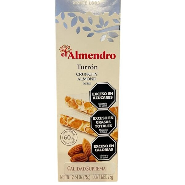 TURRON EL ALMENDRO X 75 DURO