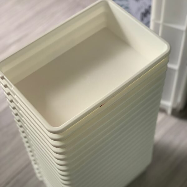 CONTENEDOR CON TAPA PARA 2 BOLLOS 18  x 27 cm