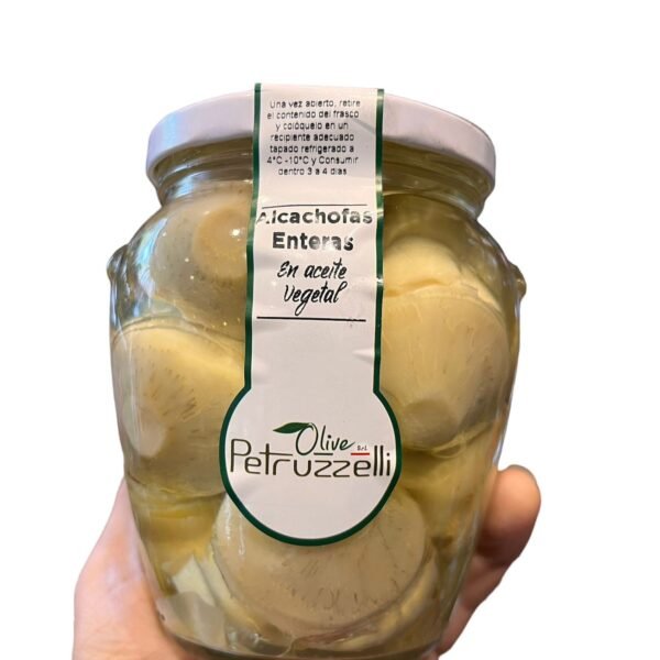 CARCIOFI EN ACEITE DE GIRASOL X 540 GR PETRUZZELLI  -ITALIA