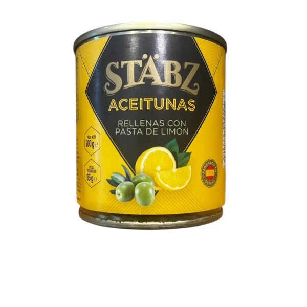 ACEITUNAS STABZ RELLENAS DE PASTA DE LIMON