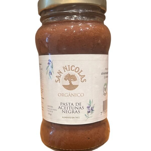 PASTA DE ACEITUNAS NEGRAS SAN NICOLAS X 170 GR