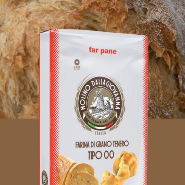 HARINA 00 DALLAGIOVANNA PARA PANES FRACCIONADA 1 KG 13 % PROTEINA