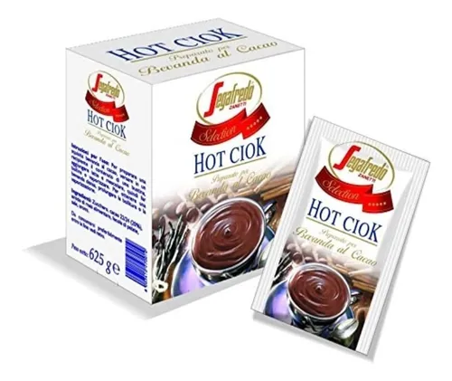 CHOCOLATE TAZA HOT CIOK CHOCOLATE  SEGAFREDO  SOBRE 25 GR-ITALIA