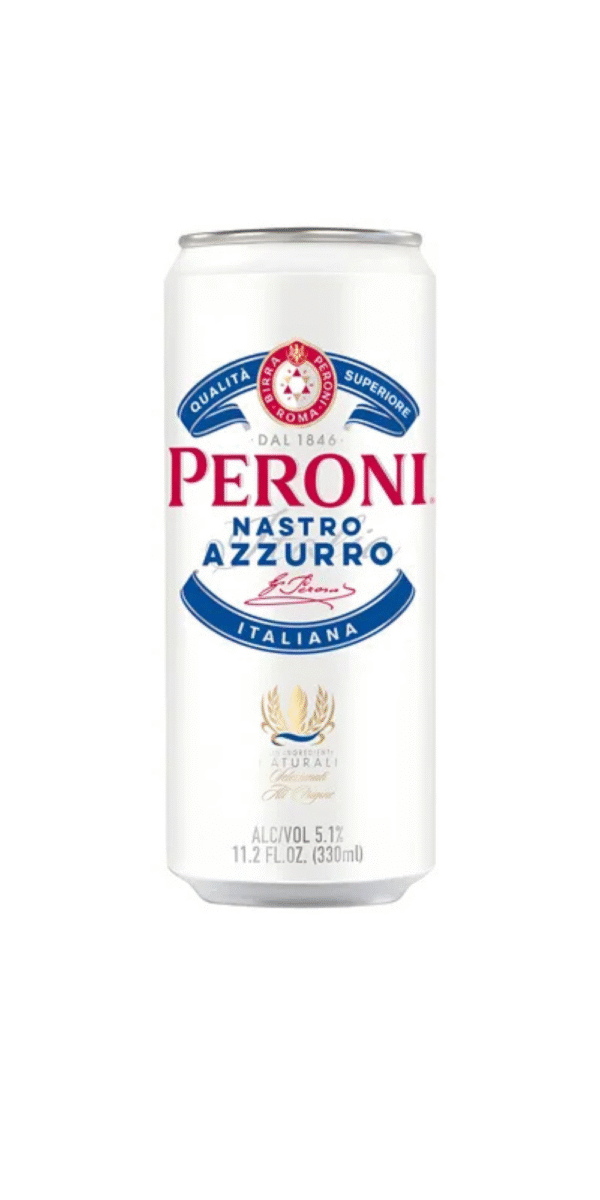 CERVEZA PERONI NASTRO AZZURRO LATA 330 ml