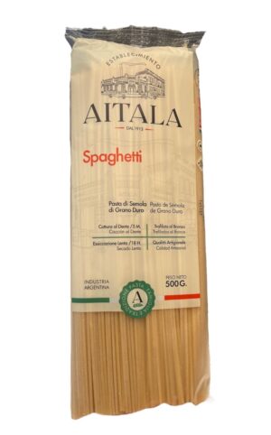 FIDEOS SPAGHETTI AITALA X 500 GR