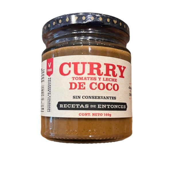 CURRY DE TOMATES Y LECHE DE COCO 200 GR RECETA DE ENTONCES