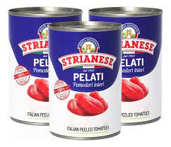 POMODORI PELATI STRIANESE X 400 GR X 24 UNIDADES