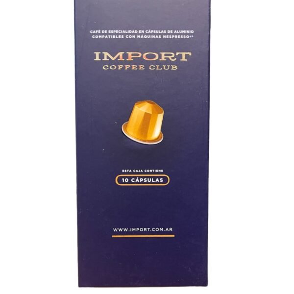 AMA CAPSULA DE CAFE ITALIA  ILLY-COMPATIBLE CON MAQ NESPRESSO