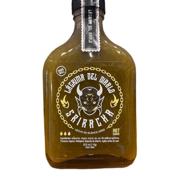 SRIRACHA PICANTE DE JALAPEÑOS  LAGRIMA DEL DIABLO 200 GR