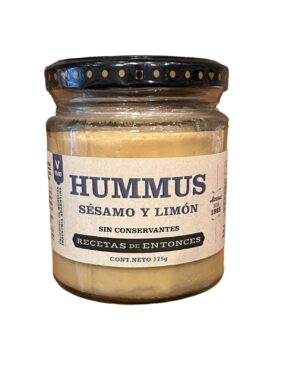 HUMMUS DE GARBANZO  X 175 GR  RECETAS DE ENTONCES