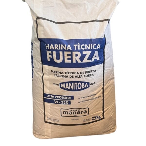 HARINA 000 MANITOBA - LA MANERA  15 % PROTEINA -  25 KG