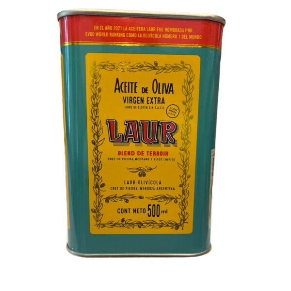 ACEITE DE OLIVA LAUR LATA 500 ml  Cruz de Piedra Organico