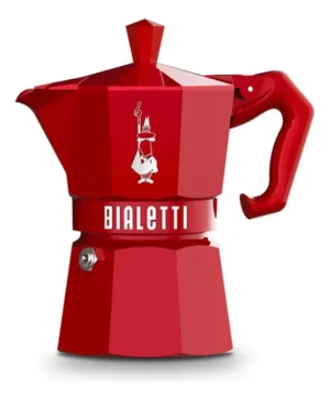 CAFETERA BIALETTI EXPRESS MOKA EXCLUSIVE RED ITALIANA 6 TAZAS