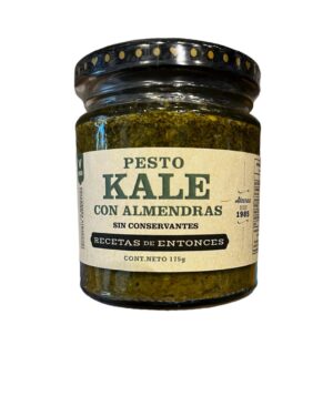 PESTO DE KALE CON ALMENDRAS 180 GR RECETAS DE ENTONCES