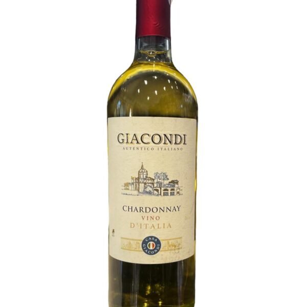 VINO BLANCO CHARDONNAY ORGANICO 750 ML GIACONDI