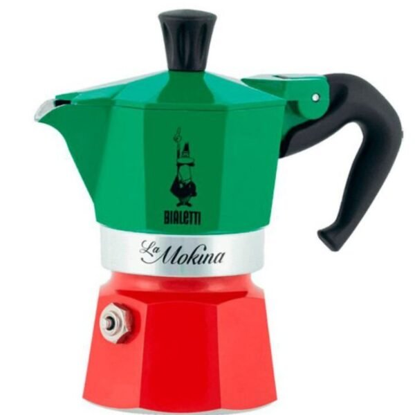 CAFETERA BIALETTI EXPRESS MOKA TRICOLOR 3 TAZAS