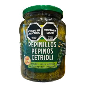 PEPINOS ALEMANES AGRIDULCES KHUNE 360 GR ESCURRIDOS