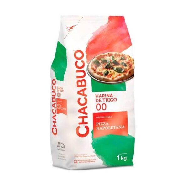 HARINA 00 PIZZA NAPOLETANA PACK X 10 U KG CHACABUCO