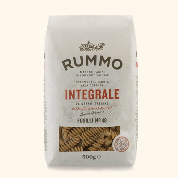 FUSILLI INTEGRALE NRO 48 RUMMO X 500 GR – ITALIA