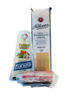 COMBO CARBONARA (GUANCIALE/PECORINO/SPAGHETTI)