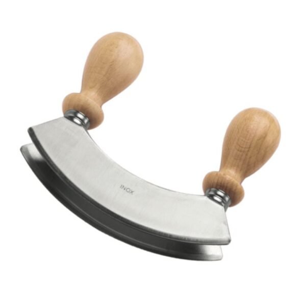 MEDIALUNA CORTA VEGETALES/PIZZA ACERO INOXIDABLE - MADE IN ITALY