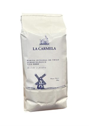 HARINA DE INTEGRAL TRIGO AGROECOLOGICO  MOLINO LA CARMELA X KG 0000