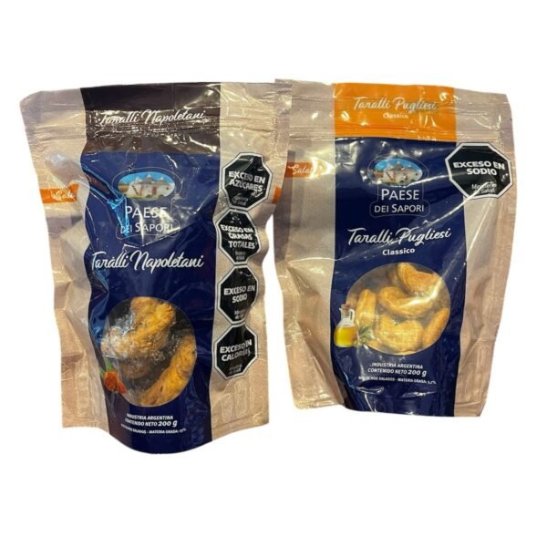 TARALLINI DUO PUGLIESE E NAPOLETANO  PAESE DEI SAPORE