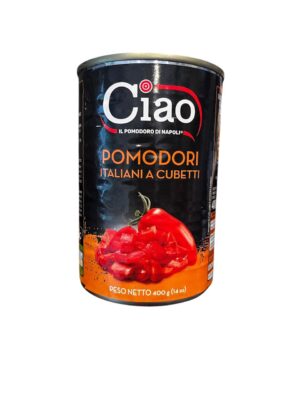 POMODORI ITALIANI A CUBETTI CIAO  X 400 GR