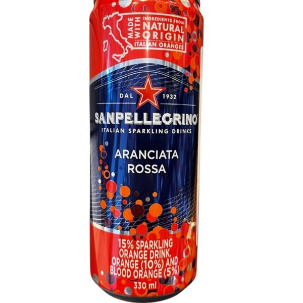AGUA TONICA ARANCIATA ROSSA 330 ml SAN PELLEGRINO