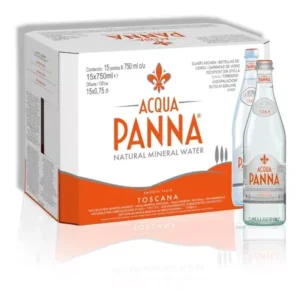 AGUA PANNA 750 ml VIDRIO - TOSCANA  CAJA X 15 UNIDADES