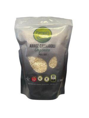ARROZ CARNAROLI PULIDO ORGANICO PAMPAS RICE 500 GR