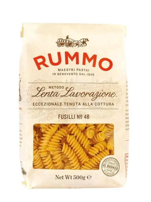 PASTA SECA FUSILLI NRO 48 RUMMO X 500 GR – ITALIA