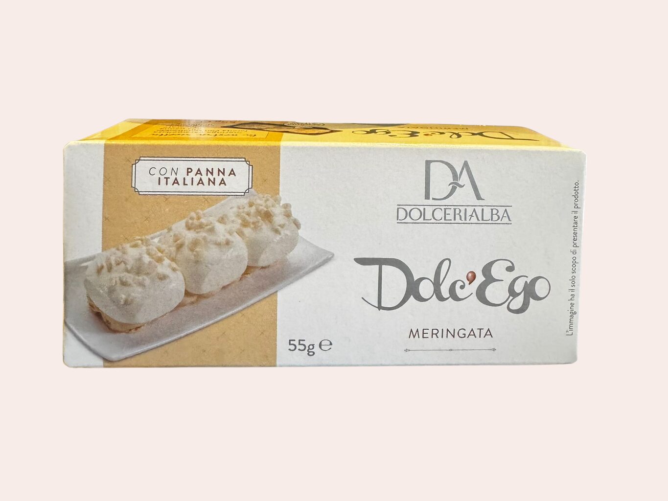 DOLCE MERINGATA CON PANNA ITALIANA X 55 GR DOLCERIA ALBA-CONGELADO