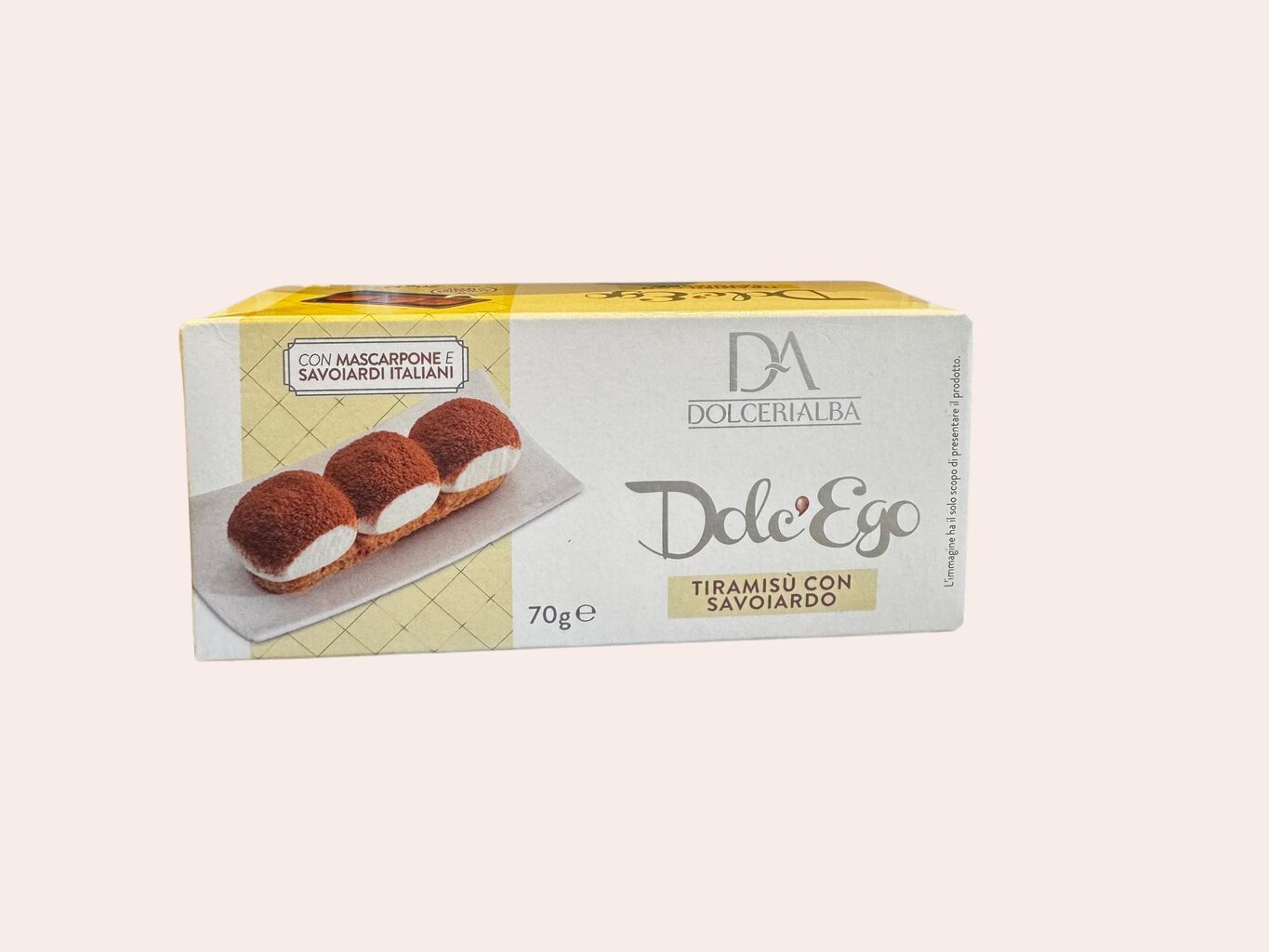 TIRAMISU CON SAVOIARDO 70 GR - DOLCE EGO DOLCERIA ALBA- CONGELADO