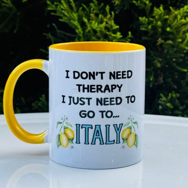 TAZA GO TO ITALY GIALLO