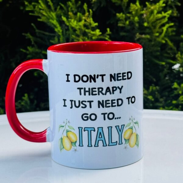 TAZA GO TO ITALY ROJA