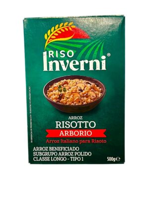 ARROZ ARBORIO INVERNI ITALIANO PARA RISOTTO x 500 gr