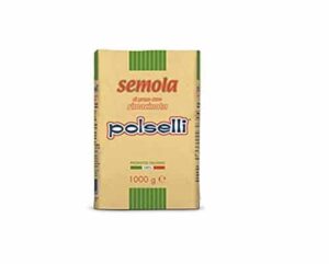 SEMOLA RIMACINATA X 1 KG MOLINO POLSELLI - FRACCIONADA