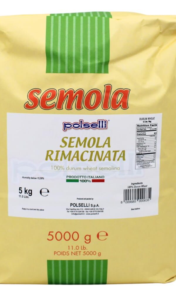 SEMOLA RIMACINATA X 1 KG MOLINO POLSELLI - FRACCIONADA