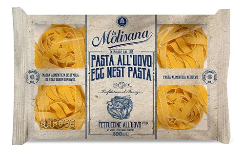 FETUCCINE AL HUEVO MOLISANA 200 GR