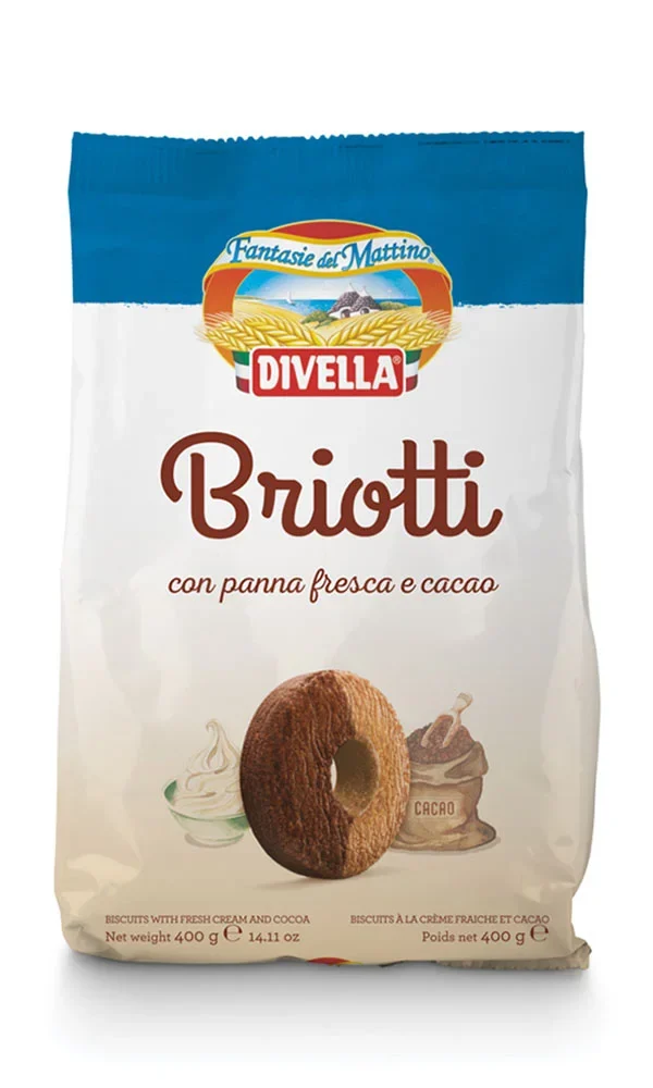 GALLETITAS BRIOTTI CACAO PANNA 400 GR